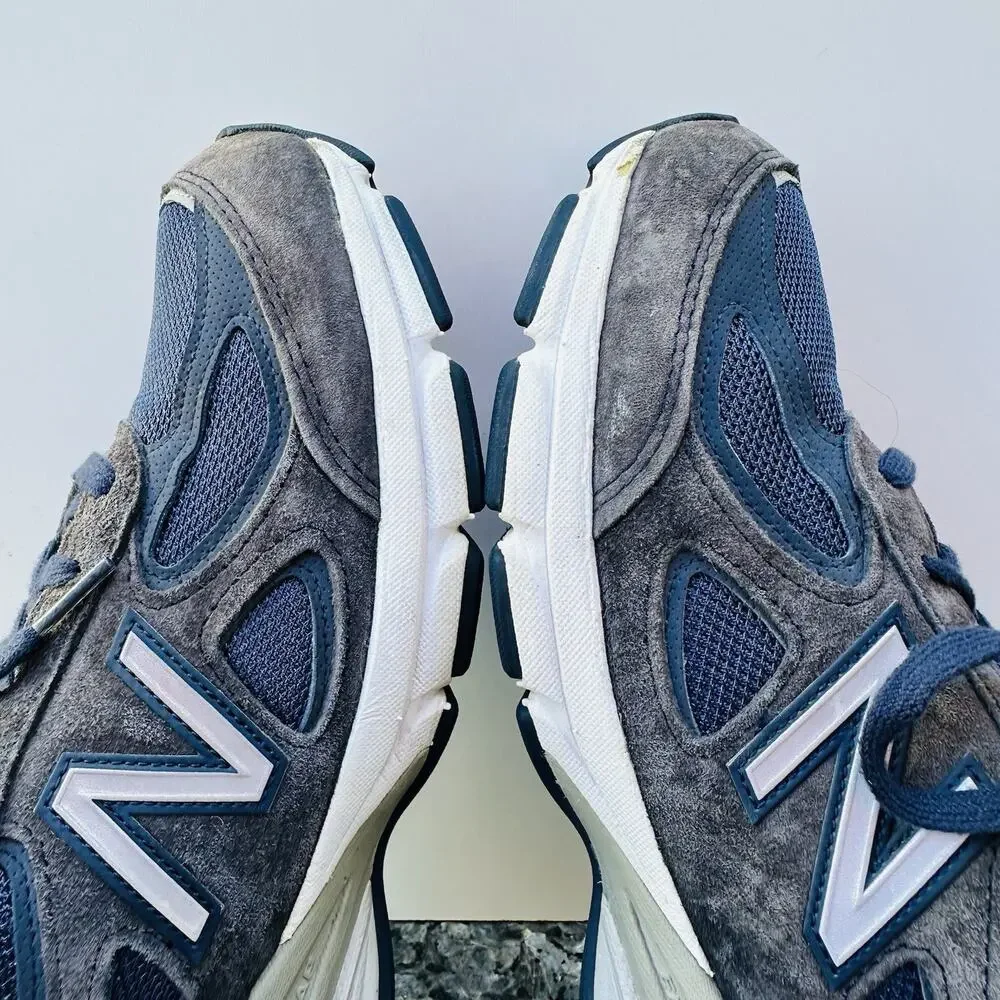 New Balance 990v4 W990NV4 Running Shoes Navy Orange Women's Sz 10 B Made in USA